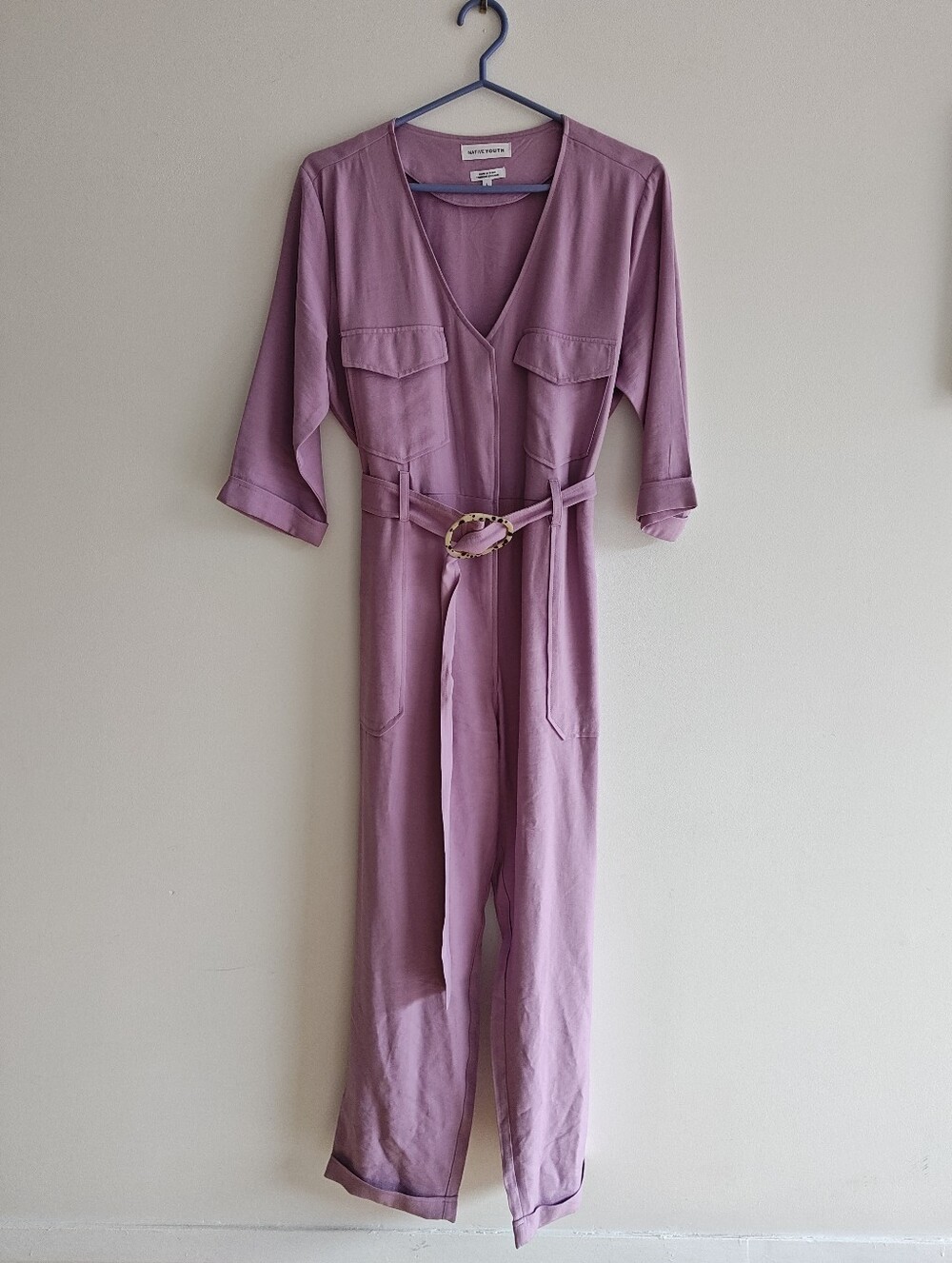 Native Youth Pantsuit. Purple. Size L